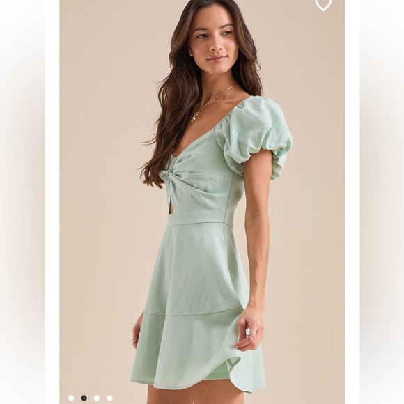 New with tags Altar’d state Carinna Knot Mini Dress - Picture 2 of 4